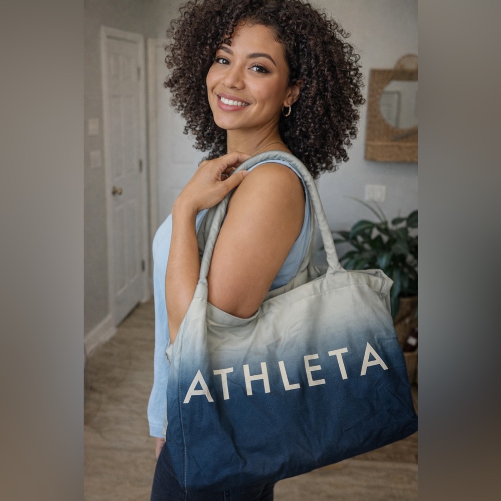 Athleta Gradient Blue Tote Bag